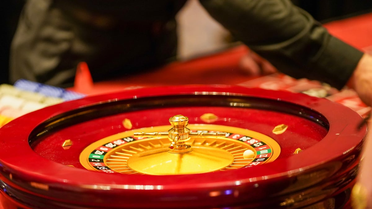 Roulette table at Palooza 23