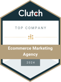 SmartBug earned Clutch Award - Top Company, Ecommerce Marketing Agency 2024