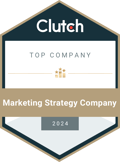 SmartBug earned Clutch Award - Top Company, Marketing Strategy Company 2024