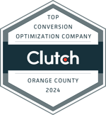 SmartBug earned Clutch Award - Top Conversion Optimization Company in Orange County 2024