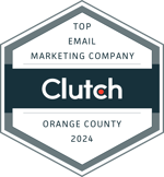 SmartBug earned Clutch Award - Top Email Marketing Company in Orange County 2024