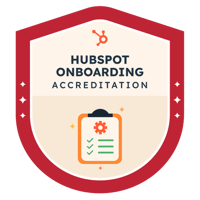 Onboarding HubSpot Accreditation Badge