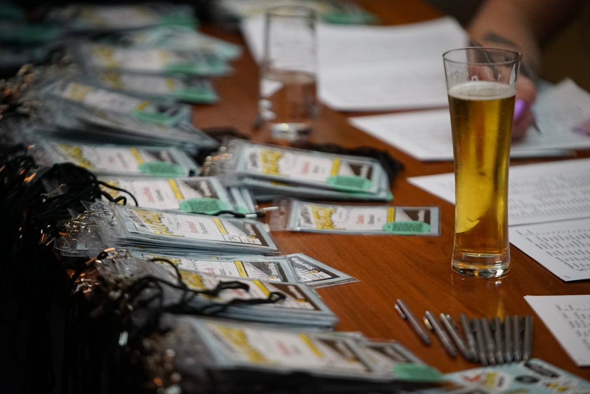 Palooza 24 badges lined up