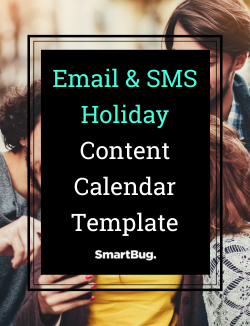 Email & SMS Holiday Content Calendar Template