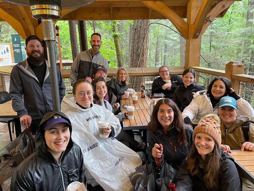 Capilano Bridge group activity at Palooza 24