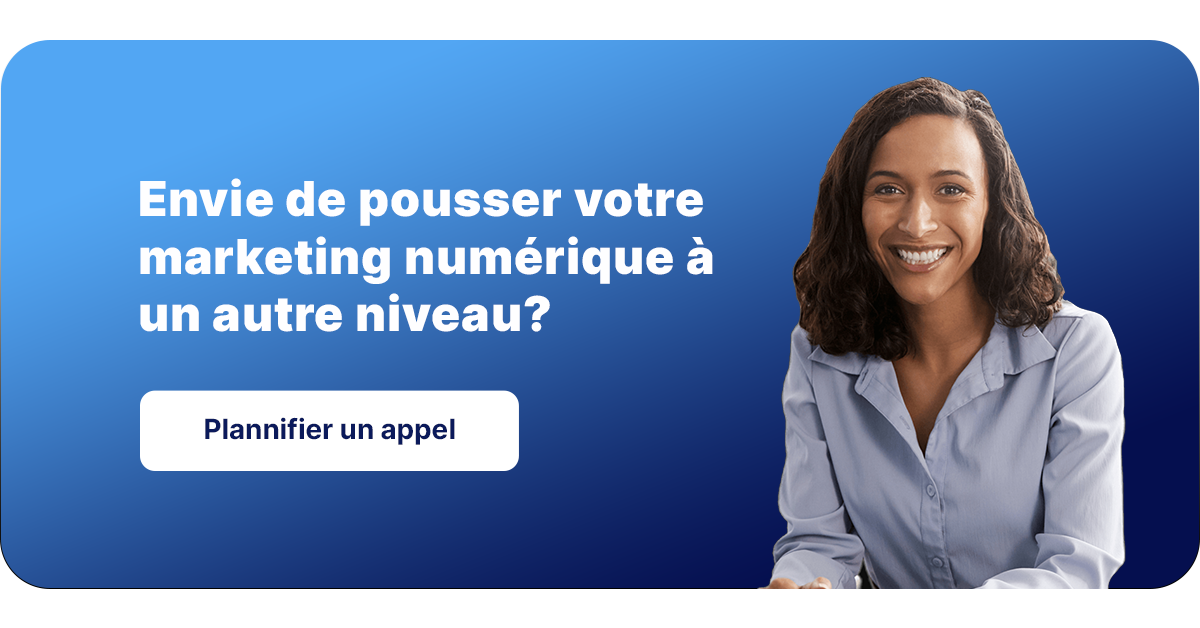 Bouton contactez-nous pour concevoir votre site web