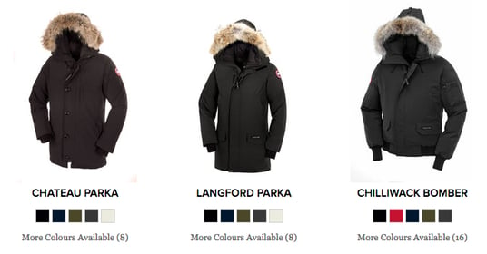 Fly conseils - Solutions E-commerce - Optimiser le Catologue produit - Canada Goose