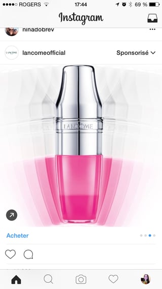 Publicité Lancome