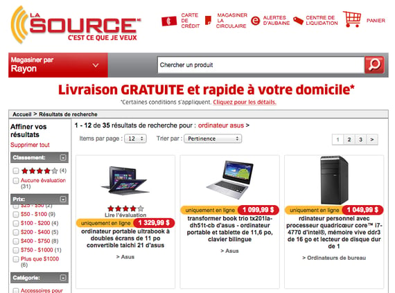 Fly Conseils - Solution e-commerce - Optimiser le checkout - Moteur de recherche La Source