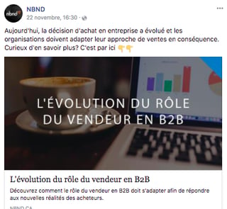 Promouvoir votre contenu sur les médias sociaux