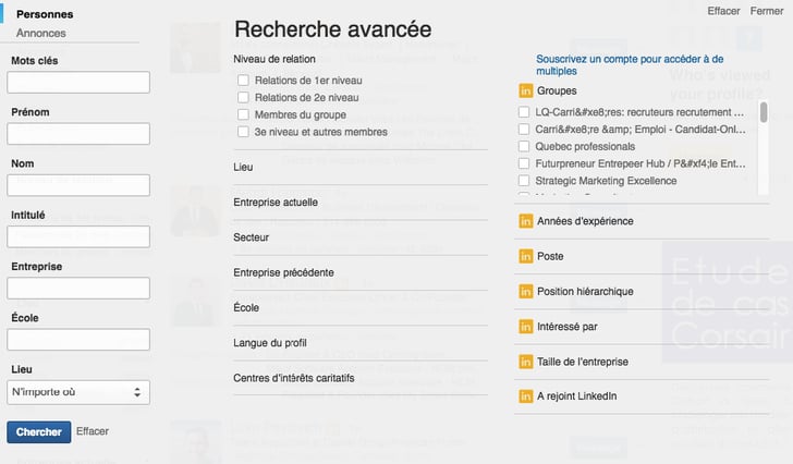 Recherche avancée