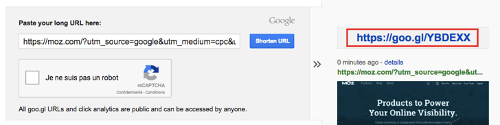 Google shortener