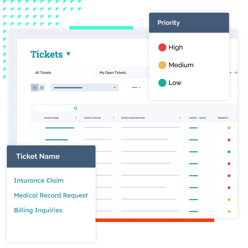 Healthcare Ticketing Management in HubSpot