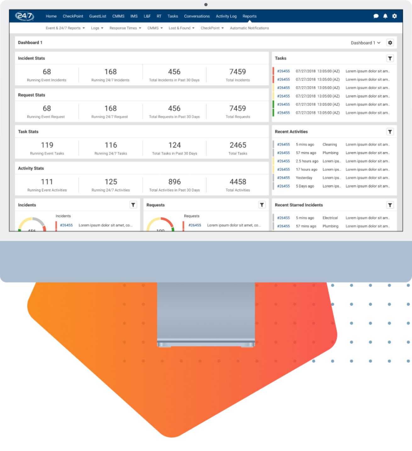 247software product screenshots staged on a computer graphic