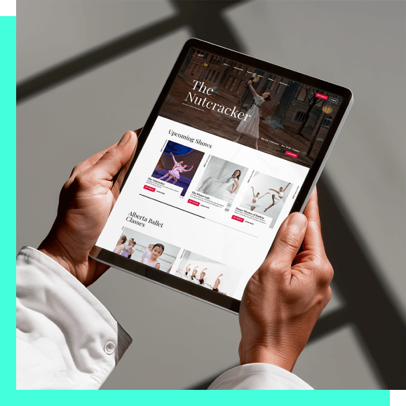 Craft CMS website design for Alberta Ballet