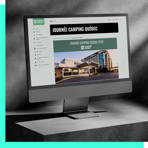 Camping Québec web application