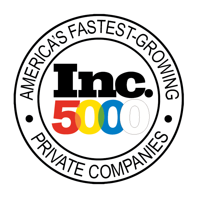 Inc 5000 badge for America's Fastest-Growing Private Companies